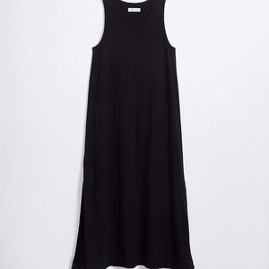 Lou & Grey slub jersey tank midi dress